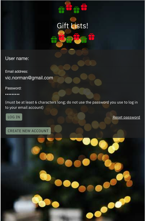 Gift Lists